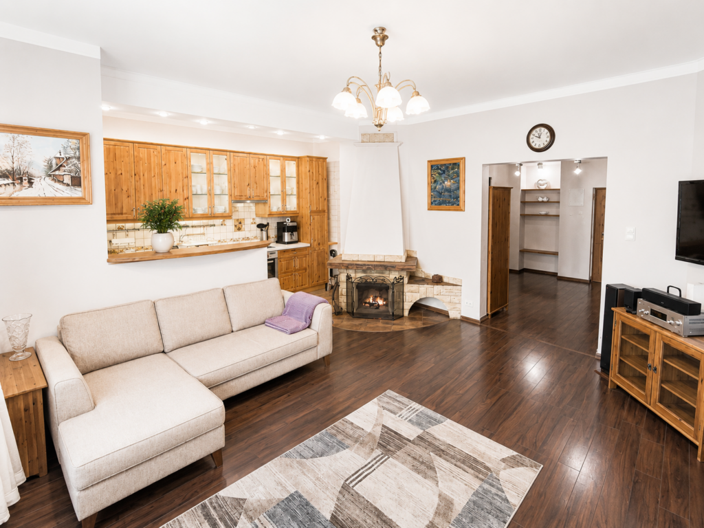 mieszkanie Żoliborz Oficerski salon